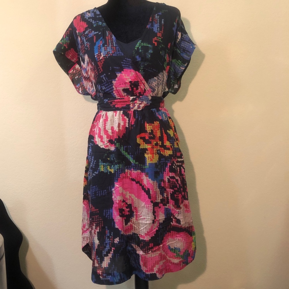 By Anthropologie Pixie Flower Dress Size Small